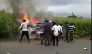 Photos Of Passengers Burnt To Death In Terrible Accident At Uli, Anambra State (Watch Video)