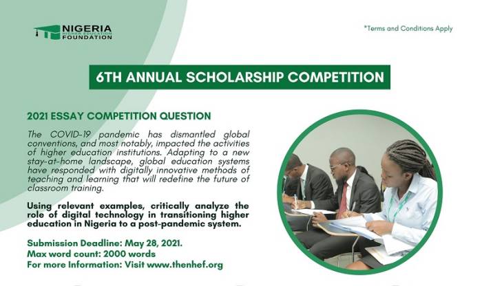 NHEF Scholarship Essay Competition 2021