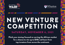 Wharton Africa Business Forum New Venture Competition 2021 ($10,000 grand prize)