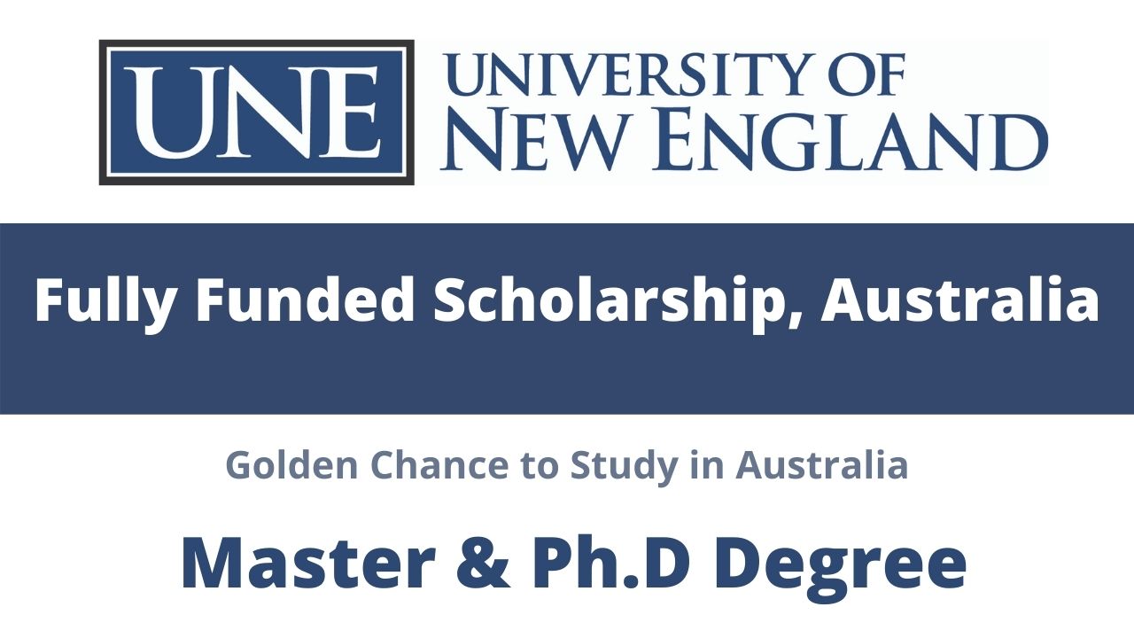 UNE PhD Research Scholarship